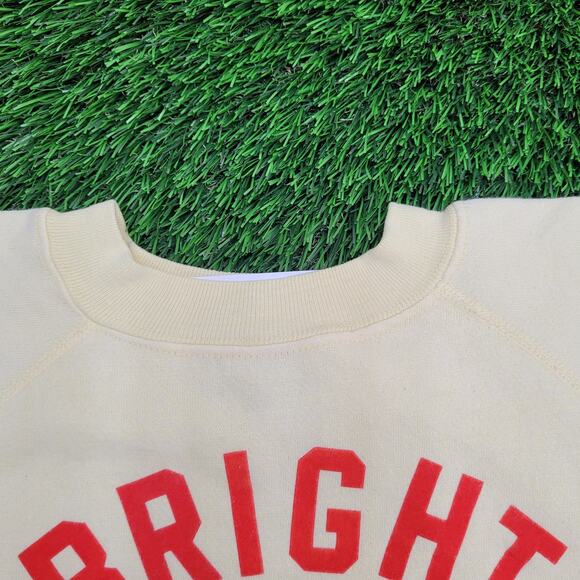 Vintage 1987 Fire Breathing Red Dragon Sweatshirt Womens M/L 20x23 Cropped USA - Picture 10 of 14